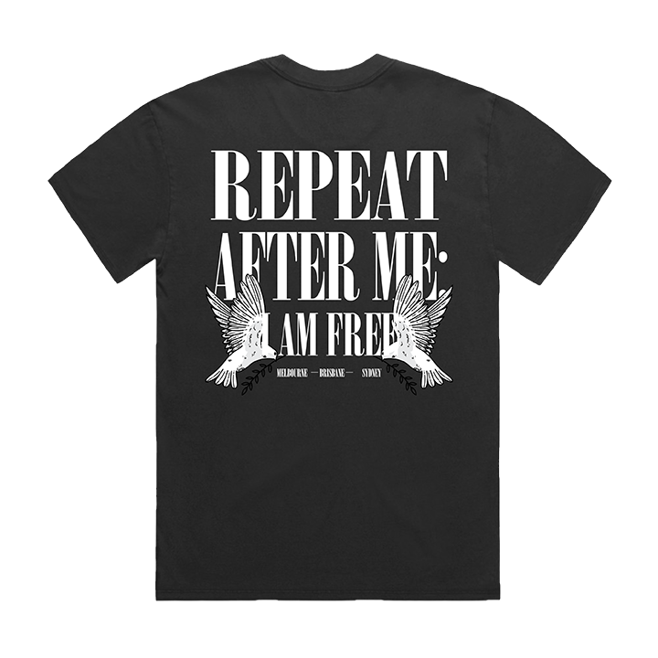 Cap Carter / Streetlights Tee (Faded Black) - Merch Jungle - Official Cap Carter music and merch