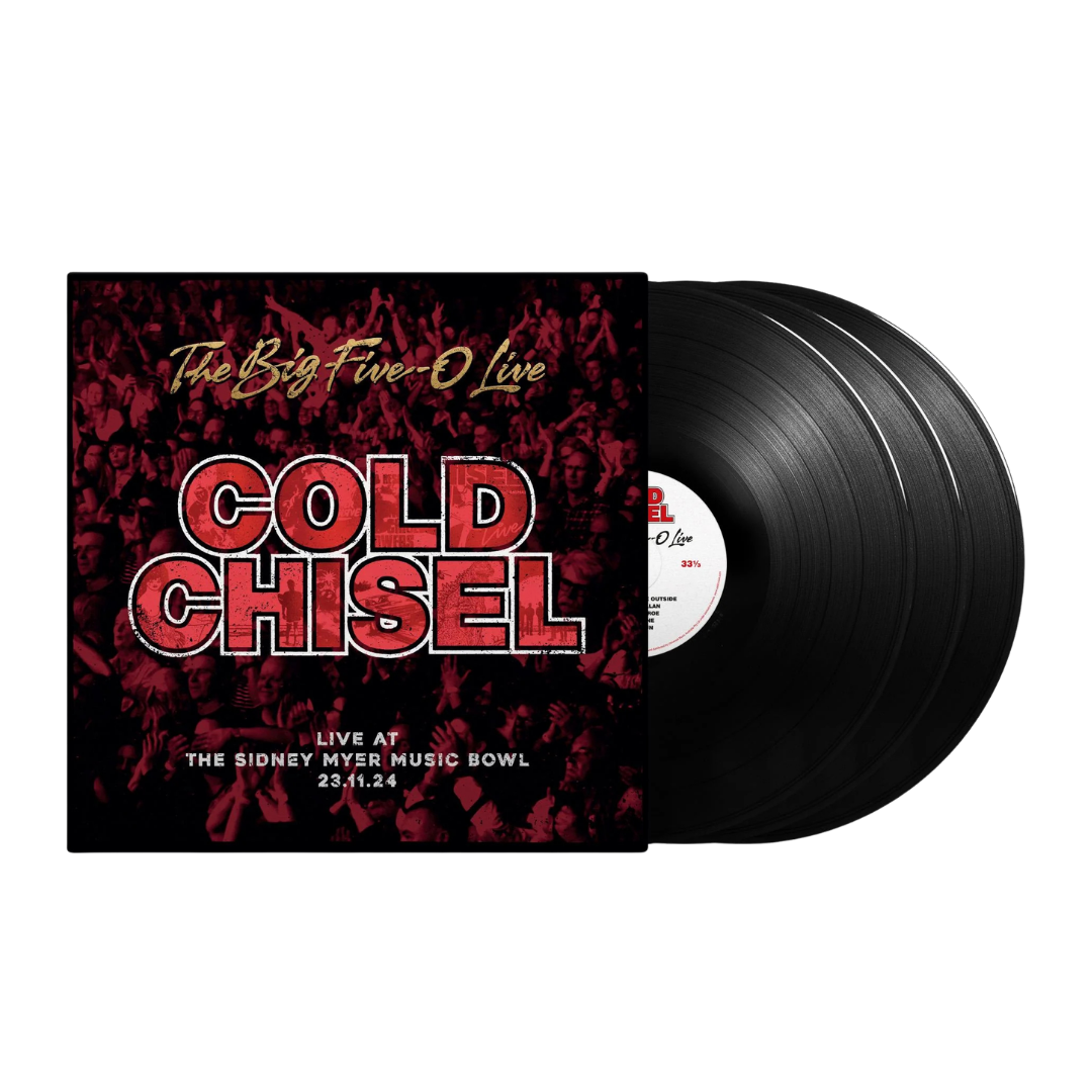 Cold Chisel / The Big Five-O Live (Black Vinyl) - Merch Jungle - Official Cold Chisel music and merch
