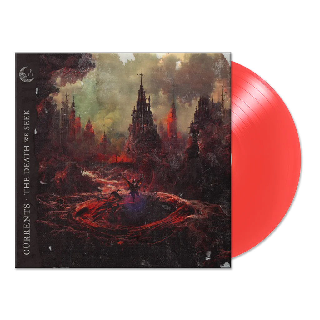 Currents / The Death We Seek (Transparent Red Vinyl) - Merch Jungle - Official Currents band t-shirts and band merch.