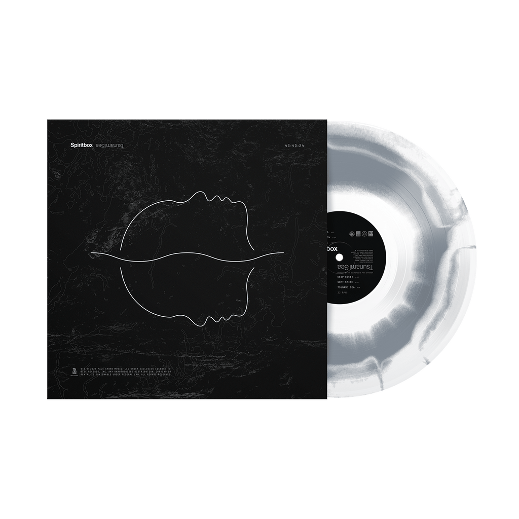 Spiritbox / Tsunami Sea (White and Grey Smush Vinyl) - Merch Jungle - Official Rise Records music and merch