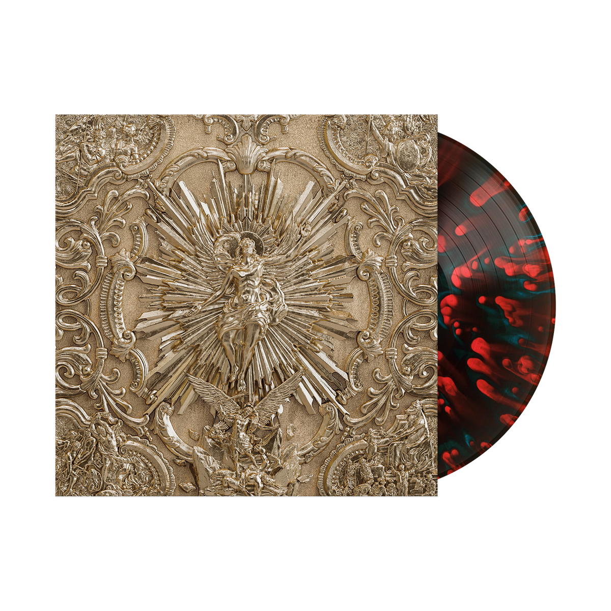 Polyphia / Be Not Afraid (Ruby & Ghostly Cobalt Vinyl) - Merch Jungle - Official Rise Records music and merch