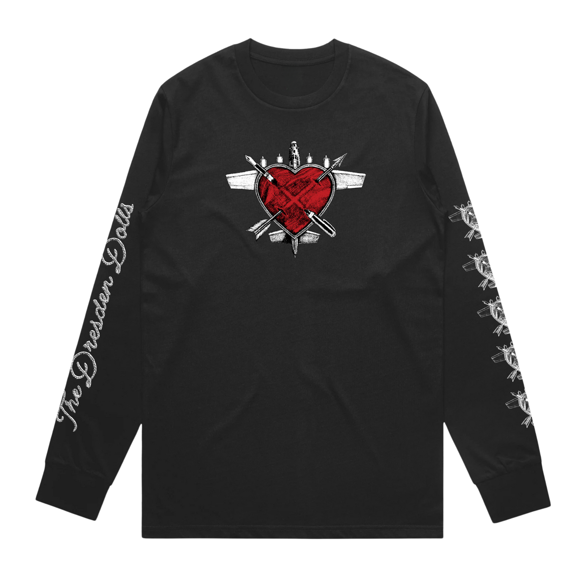 The Dresden Dolls  Heartplane Longsleeve - Merch Jungle - Official Dresden Dolls music and merch