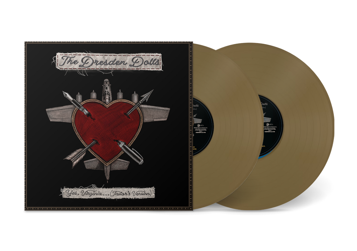 The Dresden Dolls / Yes, Virginia...(Tailors Version) (Gold Vinyl) - Merch Jungle - Official Dresden Dolls music and merch