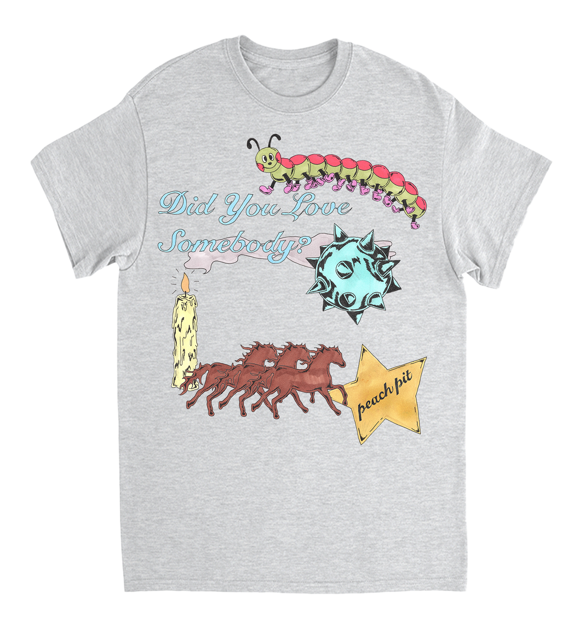 Peach Pit / Did You Love Somebody Tee - Merch Jungle - Official Peach Pit Australia music and merch