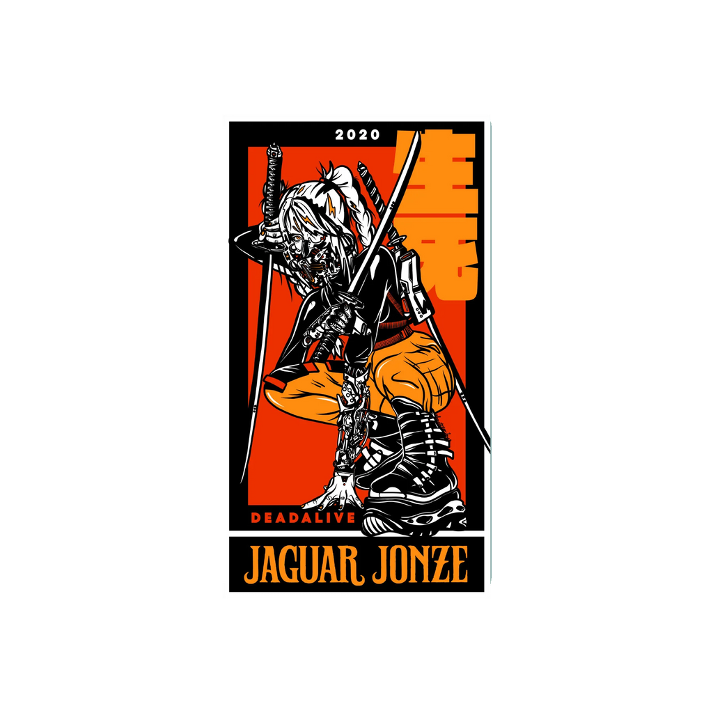 Jaguar Jones/ Deadalive Sticker - Merch Jungle - Official Jaguar Jonze band t-shirts and band merch.