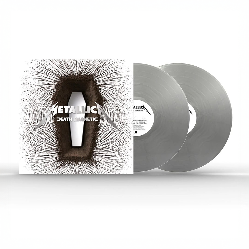 Metallica  / Death Magnetic (Magnetic Silver Vinyl) - Merch Jungle - Official Metallica music and merch