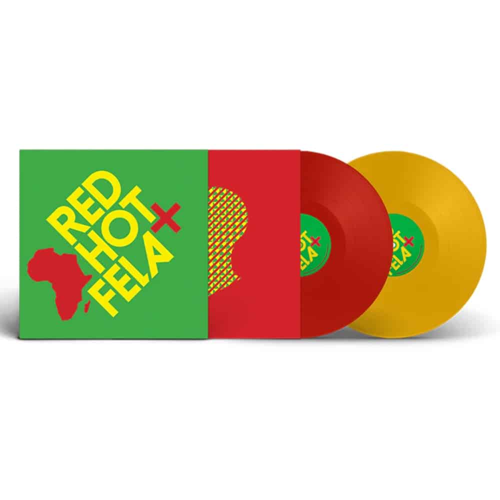 Fela Kuti / Red Hot + Fela (Translucent Yellow and Red 2LP Vinyl) - Merch Jungle - Official Fela Kuti music and merch