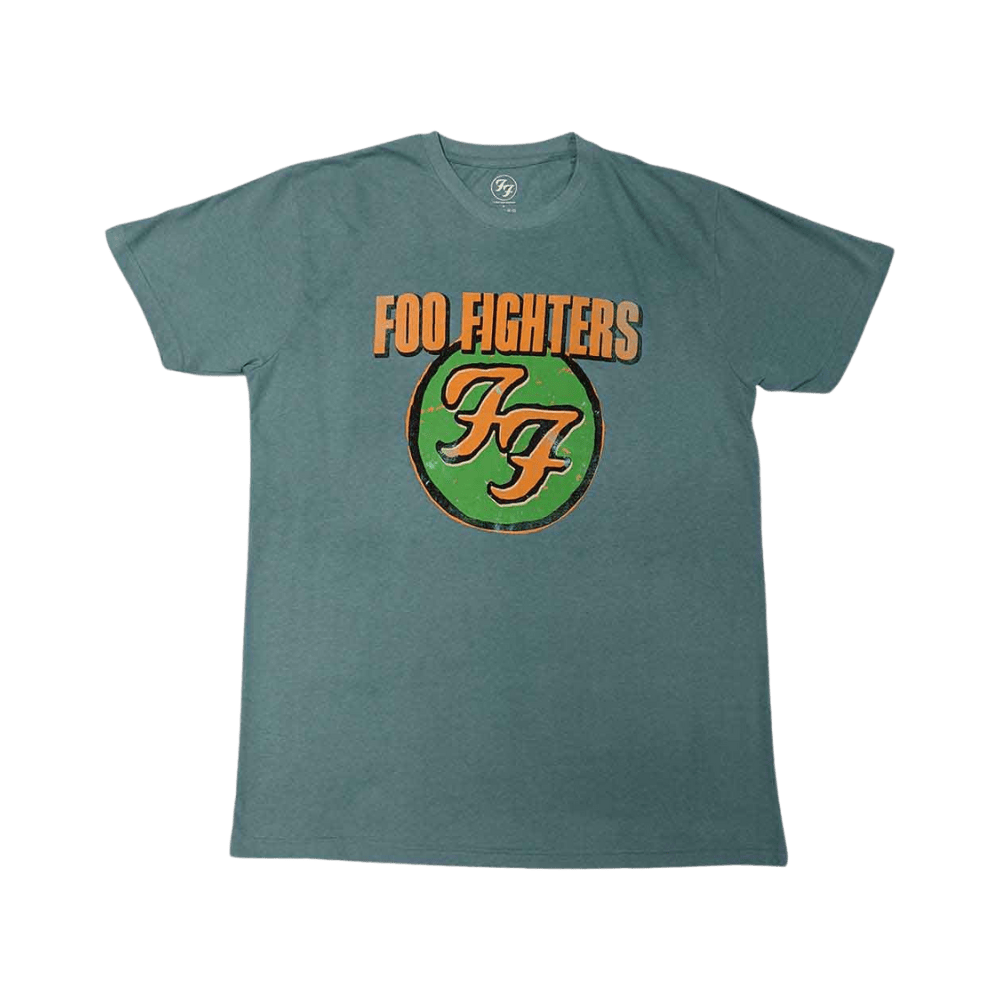 Official Foo Fighters 'Roxy Flyer' Unisex T-Shirt - Blue Band Logo Tee - View #4