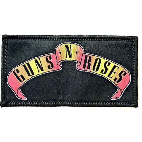 Guns N' Roses / Scroll Logo Standard Patch - Merch Jungle - Official Guns N' Roses music and merch