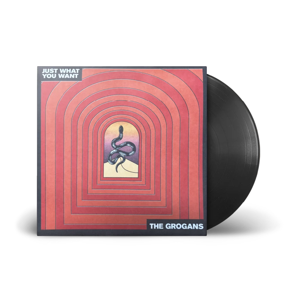 The Grogans / Just What You Want (Limited Alternate Red Cover 12" Vinyl) - Merch Jungle - Official The Grogans music and merch