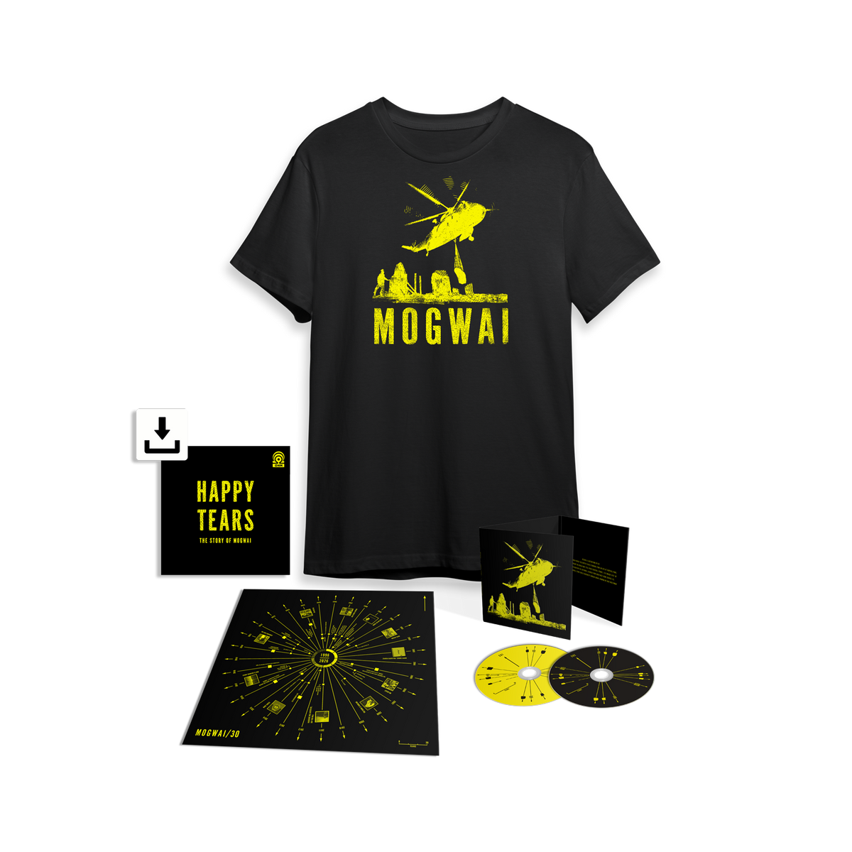 Mogwai / Happy Tears CD Bundle - Merch Jungle - Official Mogwai music and merch