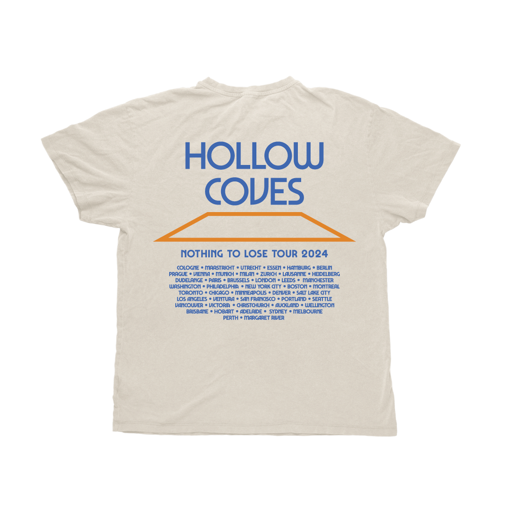 Hollow Coves / Tour Tee - Merch Jungle - Official Hollow Coves band t-shirts and band merch.