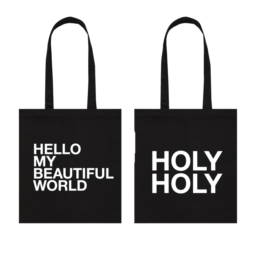 Hello My Beautiful World Tote - Merch Jungle - Official Holy Holy band t-shirts and band merch.