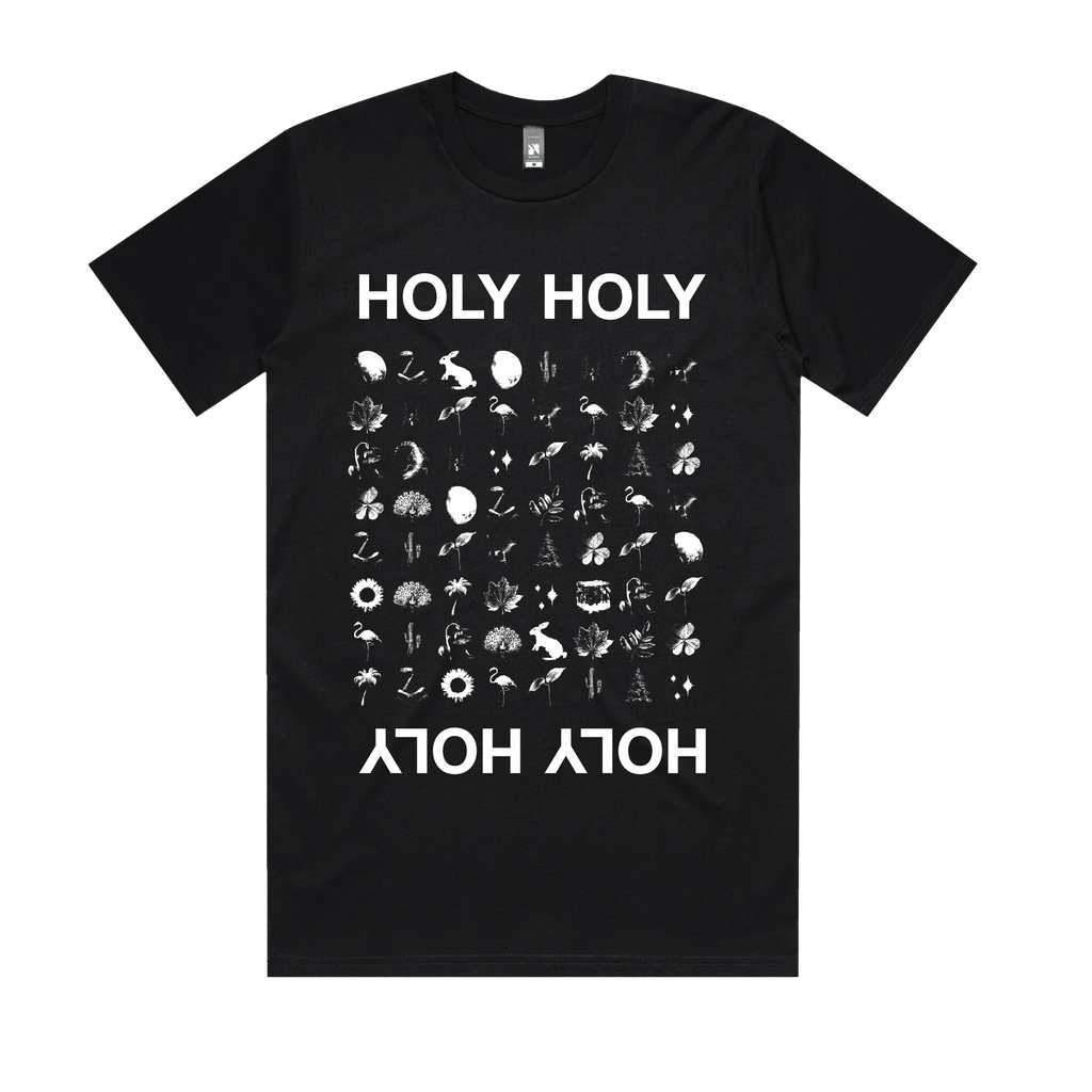 Hello My Beautiful World Black Tee - Merch Jungle - Official Holy Holy band t-shirts and band merch.