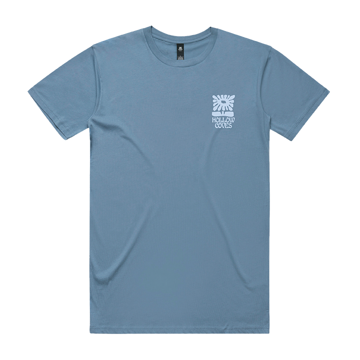 Hollow Coves / Ocean Tee (Fog Blue) - Merch Jungle - Official Hollow Coves music and merch