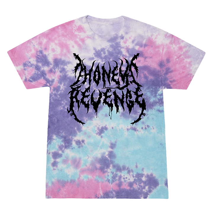 Honey Revenge / Death Metal Logo Tee (Custom Dye) - Merch Jungle - Official Honey Revenge music and merch