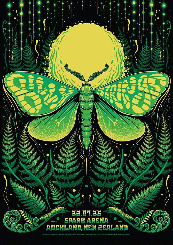 Billy Strings / Auckland Tour Poster - Merch Jungle - Official Billy Strings music and merch