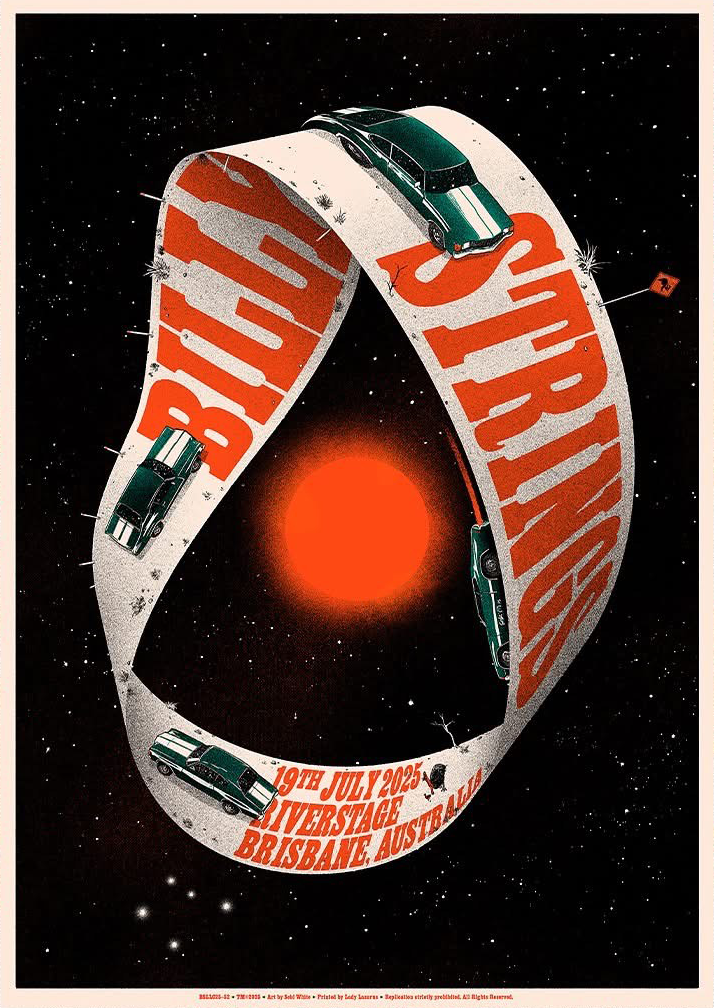 Billy Strings / Brisbane Tour Poster - Merch Jungle - Official Billy Strings music and merch