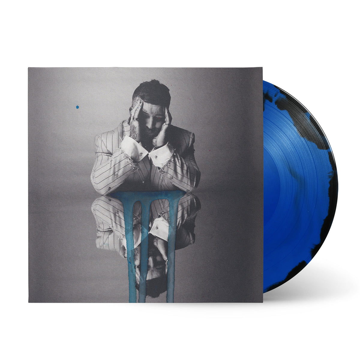 Teddy Swims / UGLY (Indie Exclusive Blue and Black Marble Vinyl) - Merch Jungle - Official Teddy Swims music and merch