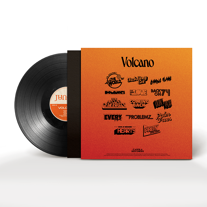 Jungle  / Volcano (Black Vinyl) - Merch Jungle - Official Jungle music and merch