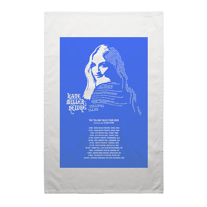 Kate Miller-Heidke  / Tour Tea Towel - Merch Jungle - Official Kate Miller-Heidke music and merch