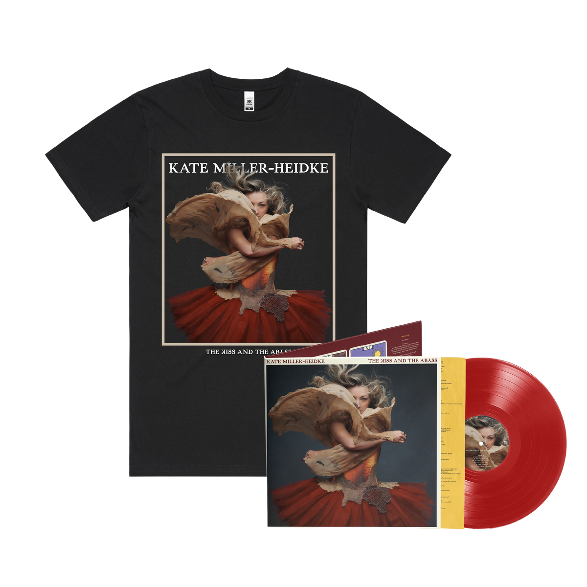 Kate Miller-Heidke  / The Kiss And The Abyss Exclusive Vinyl + Tee Bundle - Merch Jungle - Official Kate Miller-Heidke music and merch