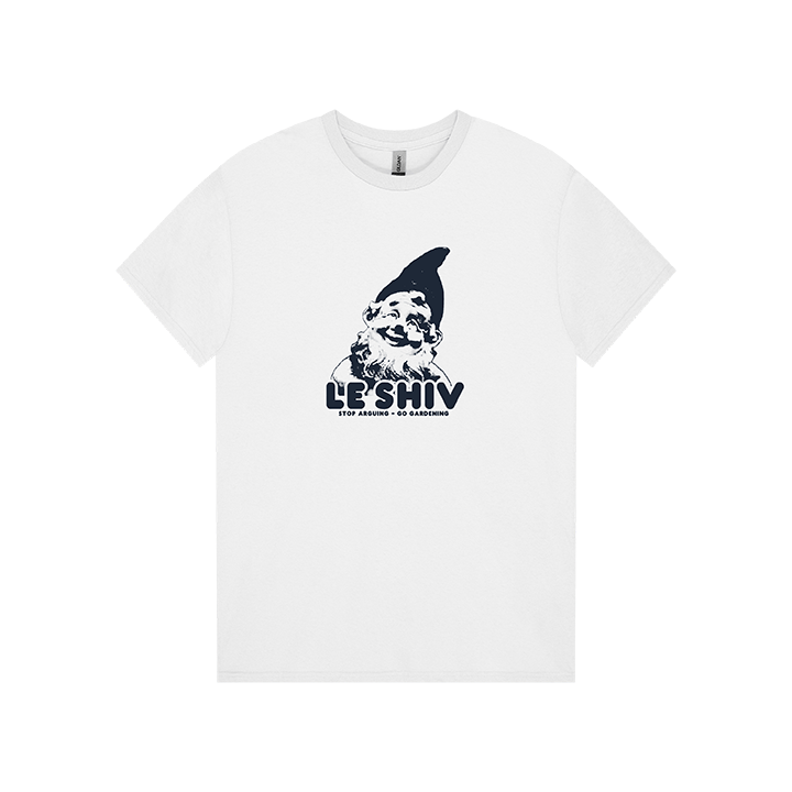 Le Shiv / Gnome Tee (White) - Merch Jungle - Official Le Shiv music and merch