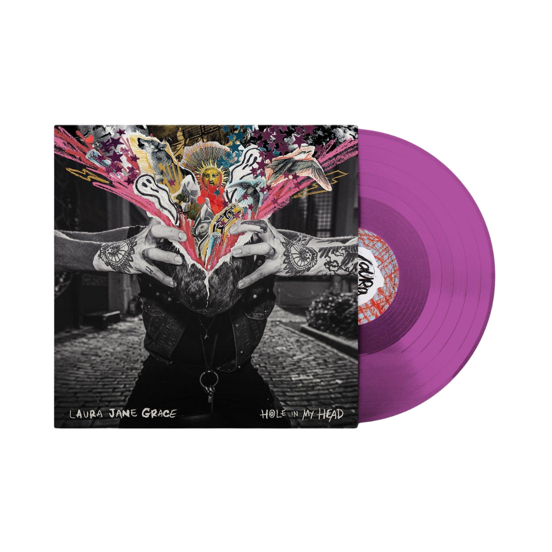 Laura Jane Grace / Hole In My Head (Neon Violet Vinyl) - Merch Jungle - Official Laura Jane Grace music and merch
