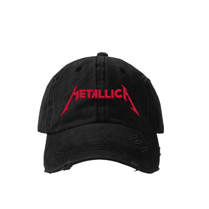 Metallica / Distressed Logo Cap - Merch Jungle - Official Metallica music and merch