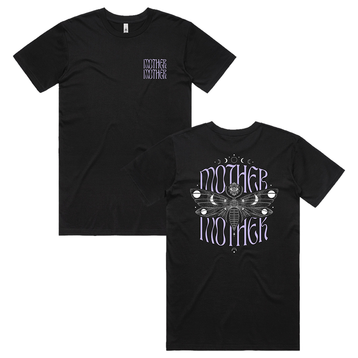 Mother Mother / Astral Moth Tee - Merch Jungle - Official Mother Mother music and merch