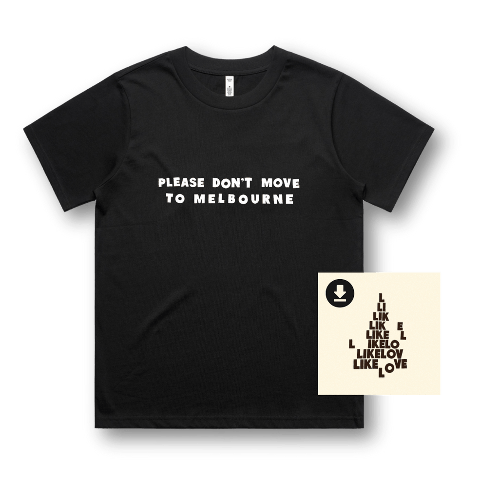 Ball Park Music / Melbourne Embroidered Tee + Digital Download - Merch Jungle - Official Ball Park Music music and merch