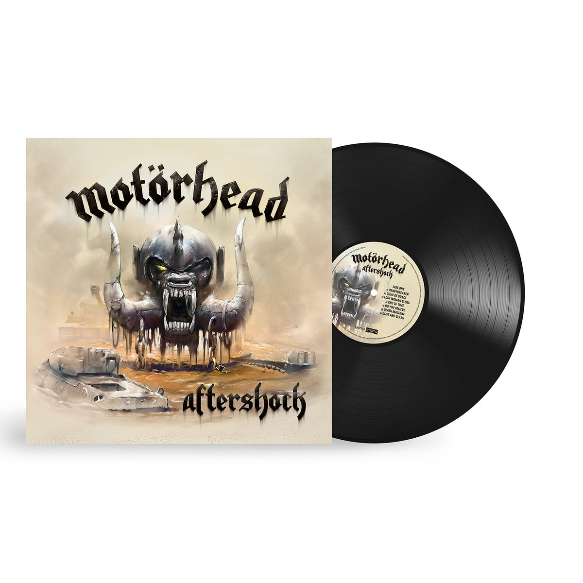 Motorhead / Aftershock (Black Vinyl) - Merch Jungle - Official Motorhead music and merch