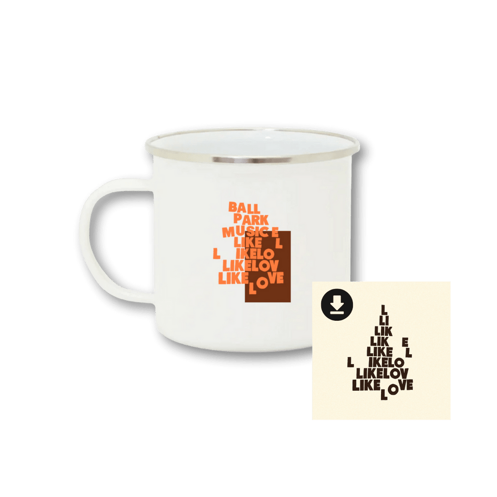 Ball Park Music / Like Love Enamel Mug + Digital Download - Merch Jungle - Official Ball Park Music music and merch