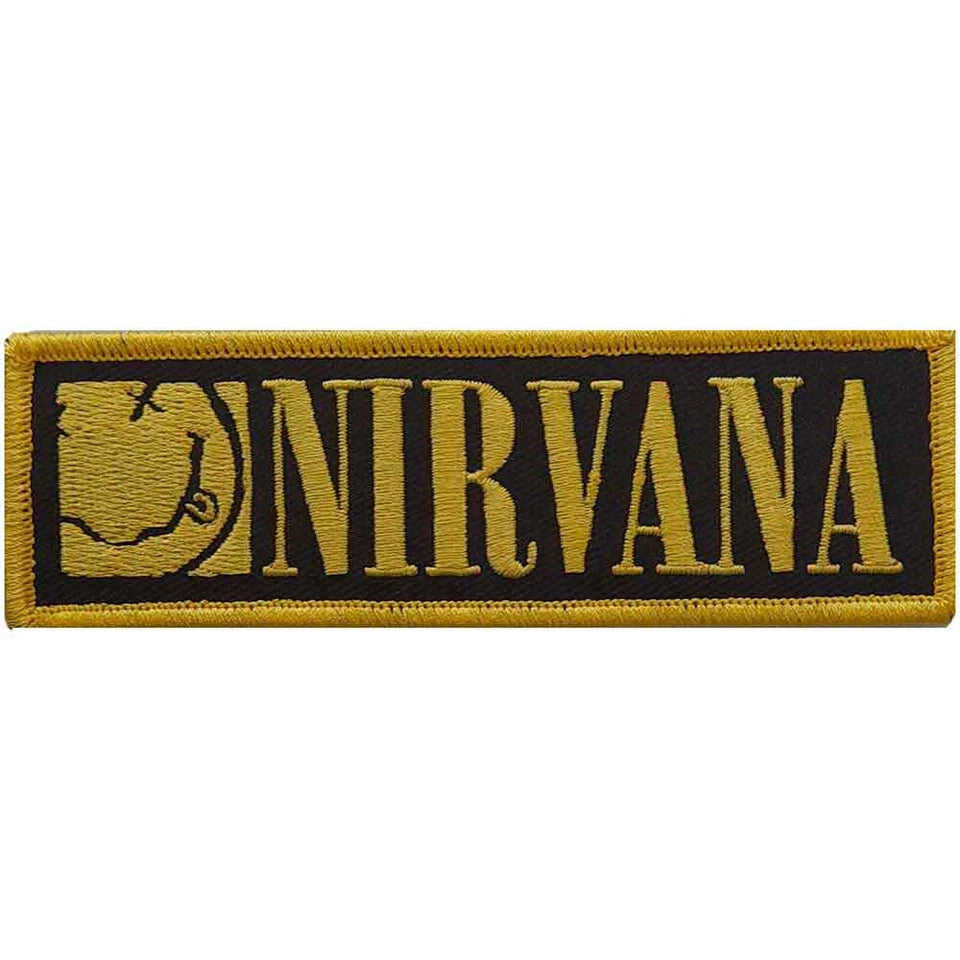 Nirvana / Logo and Happy Patch - Merch Jungle - Official Nirvana music and merch