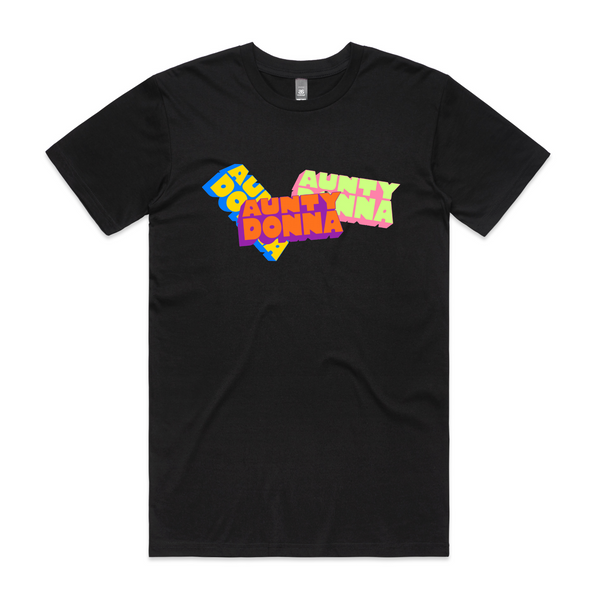 Aunty Donna Tour Tee 2023 - Merch Jungle - Official Aunty Donna band t-shirts and band merch.