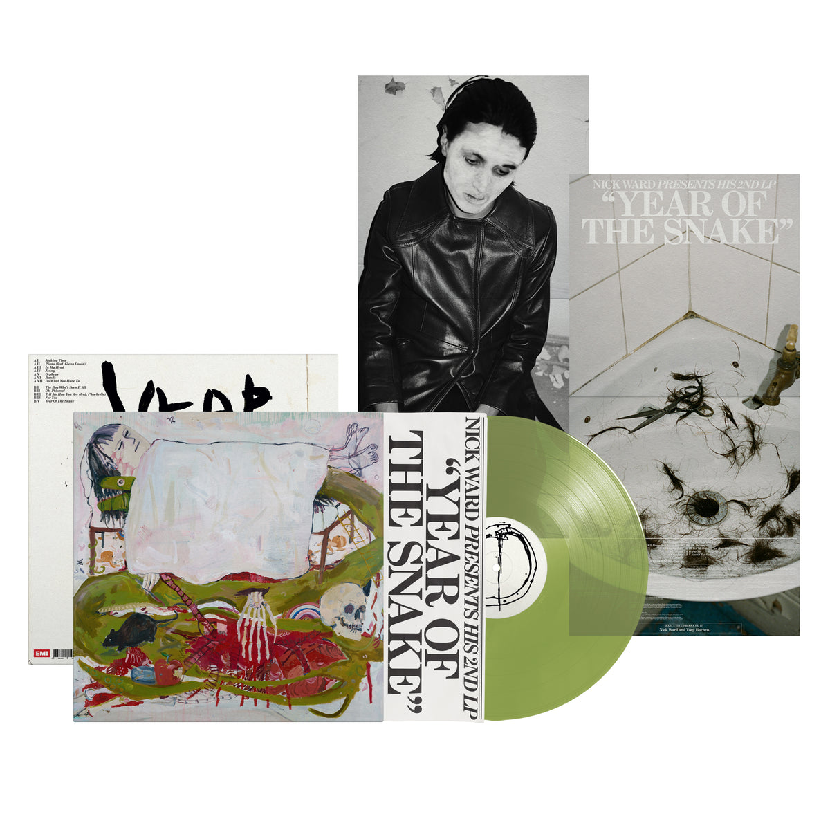 Nick Ward / Year Of The Snake (Green Vinyl) - Merch Jungle - Official Nick Ward music and merch