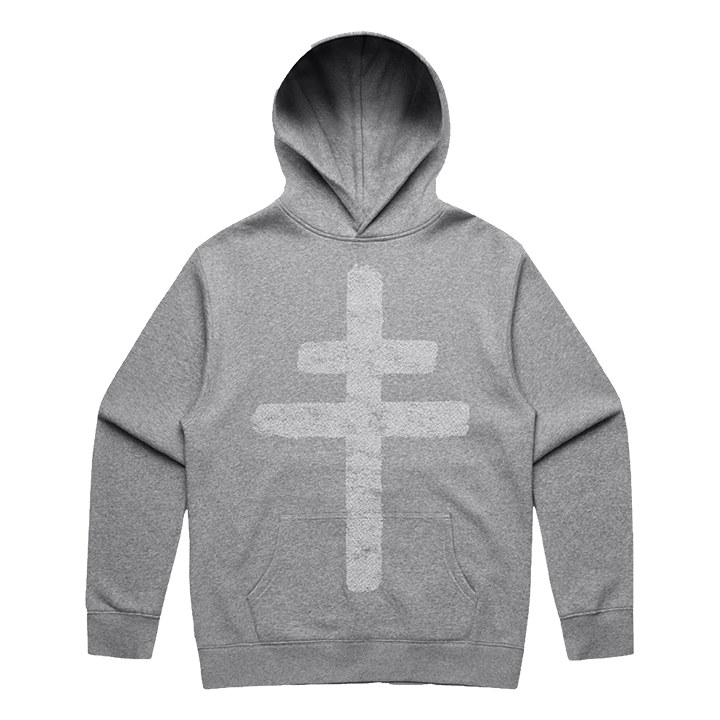 President / Icon Hood (Grey Marle) - Merch Jungle - Official President music and merch