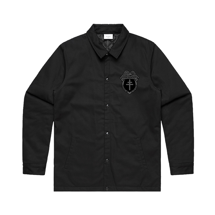 President / Work Jacket (Black) - Merch Jungle - Official President music and merch