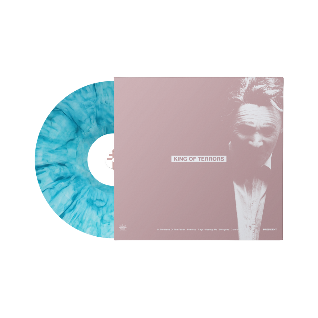 President / The King Of Terrors (Turquoise Marble Vinyl) - Merch Jungle - Official President music and merch