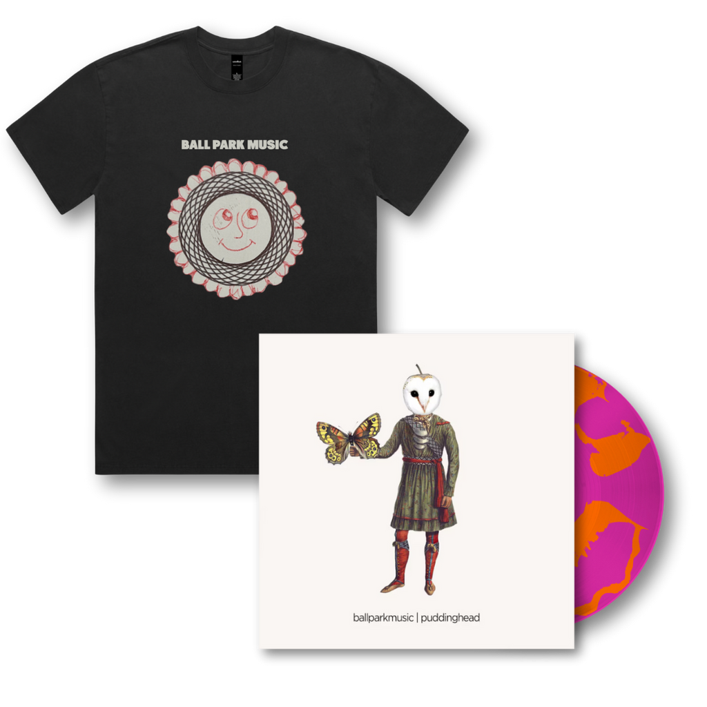 Ball Park Music / Puddinghead (Limited Edition Pink/Orange Vinyl) + Smiley Tee Bundle - Merch Jungle - Official Ball Park Music music and merch