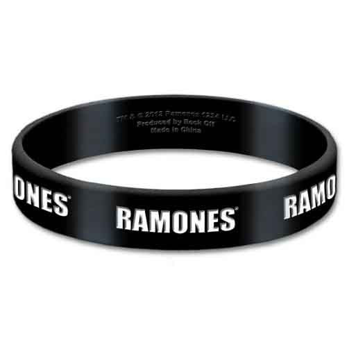 Ramones / Logo Gummy Wristband - Merch Jungle - Official Ramones music and merch