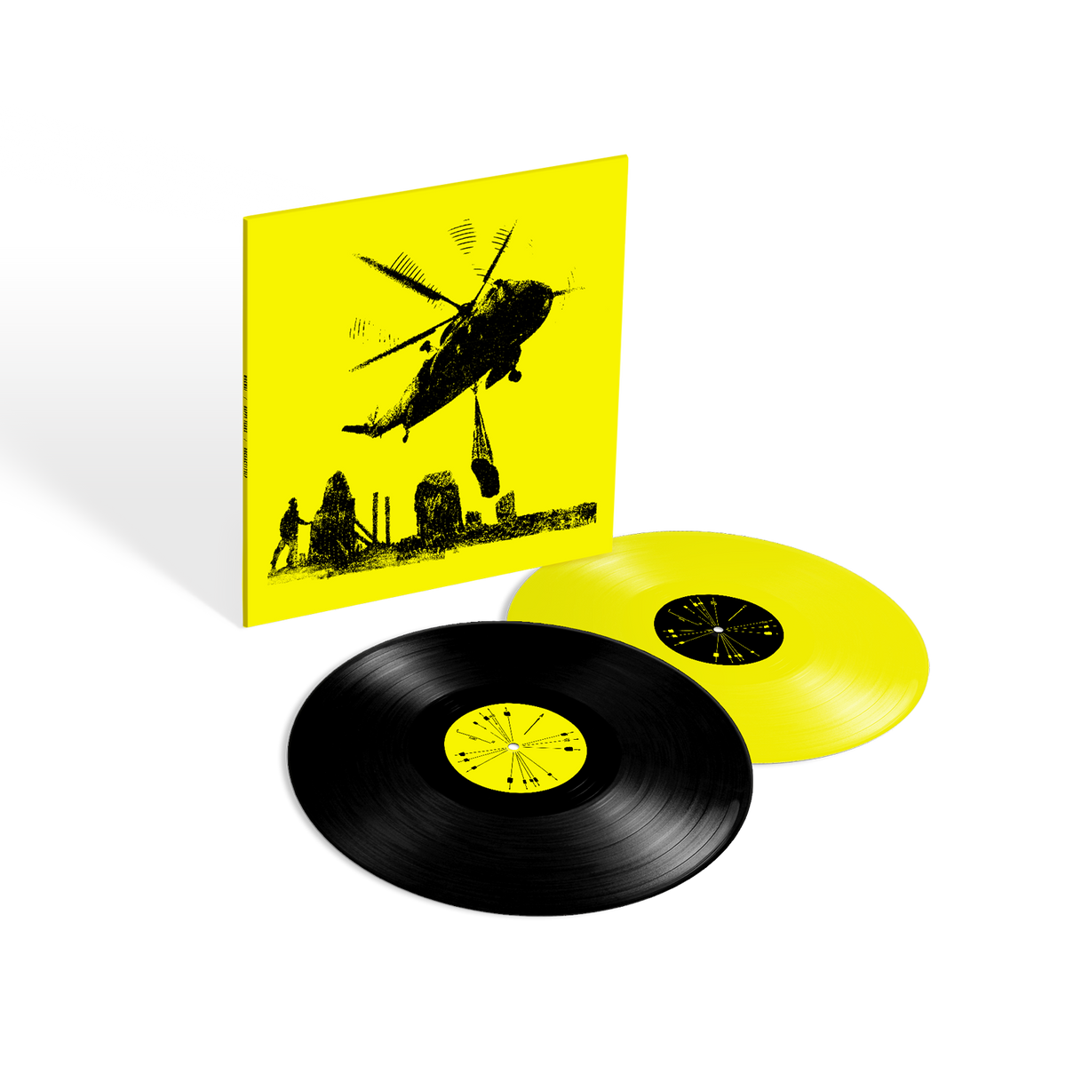 Mogwai / Happy Tears (2LP Yellow and Black Vinyl) - Merch Jungle - Official Mogwai music and merch