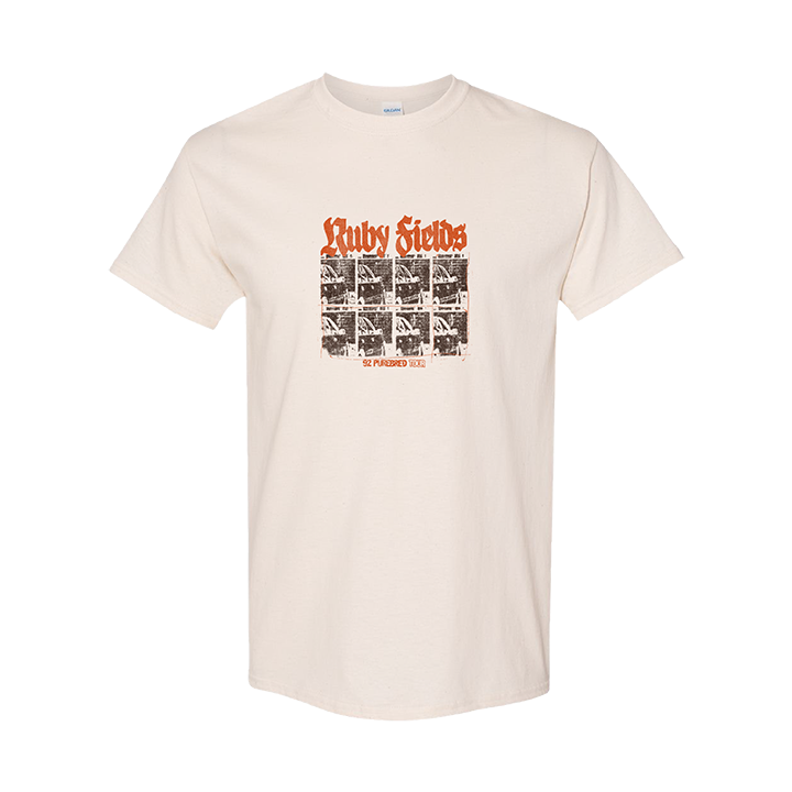 Ruby Fields / Car Tee (Natural) - Merch Jungle - Official Ruby Fields music and merch
