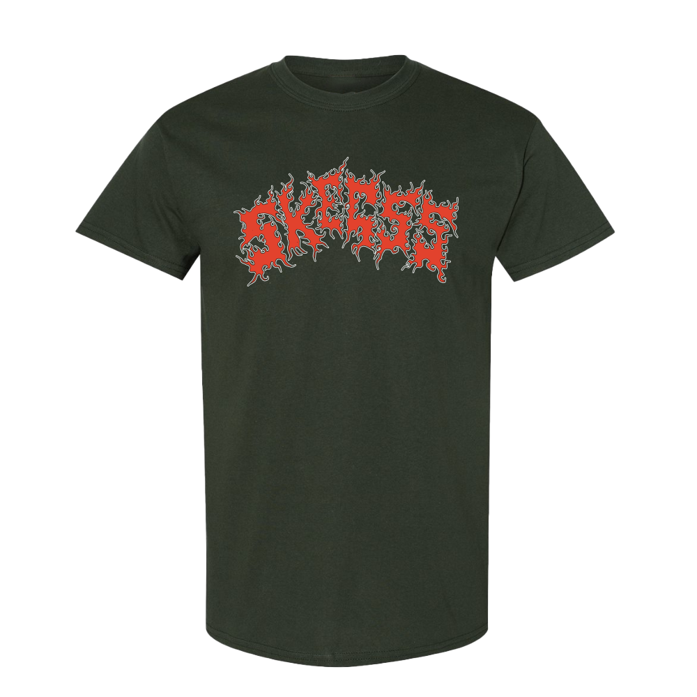 Skegss / Flame Logo Tee (Forest Green) - Merch Jungle - Official Skegss band t-shirts and band merch.