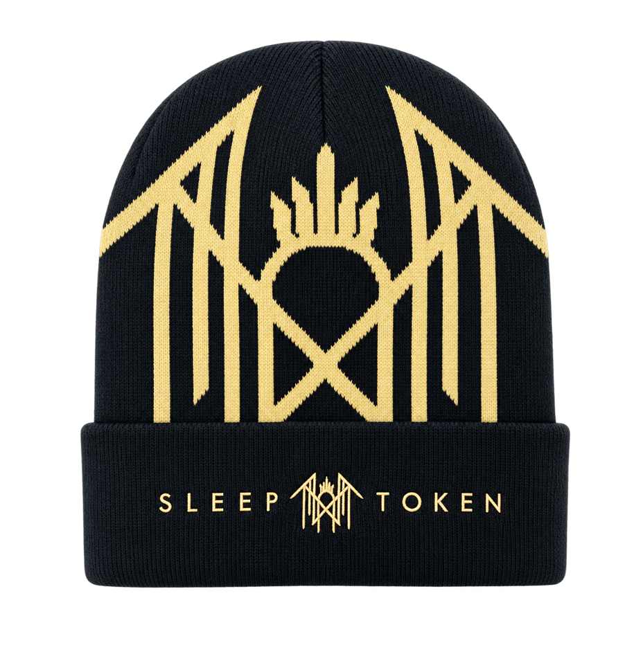 Sleep Token / Gold Logo Woven Beanie - Merch Jungle - Official Sleep Token music and merch