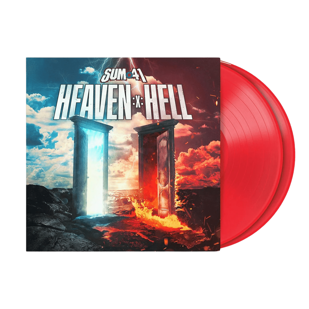 Sum 41 / Heaven :x: Hell (Red Vinyl) - Merch Jungle - Official Rise Records music and merch