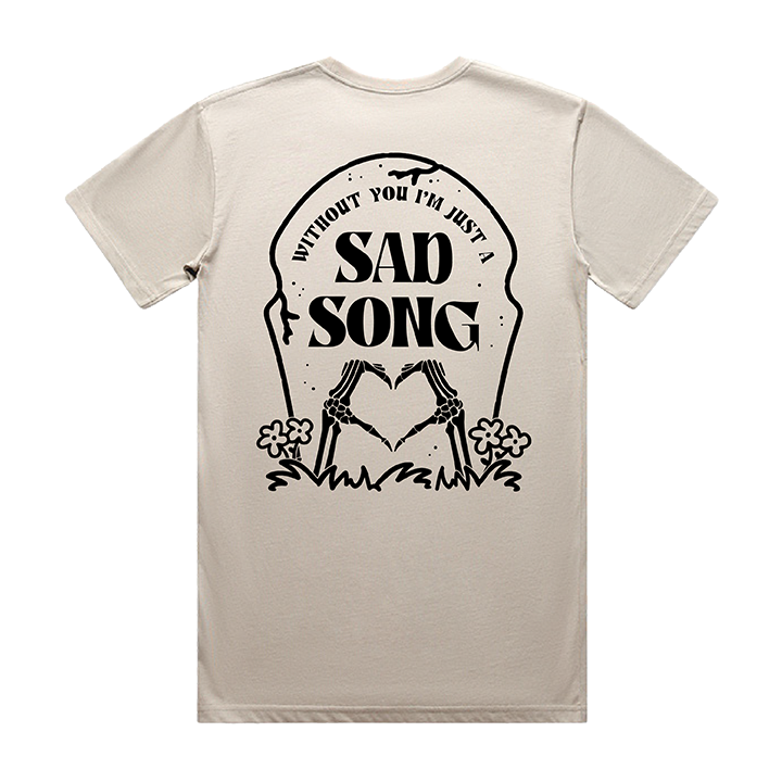 We The Kings / Sad Song Tee - Merch Jungle - Official We The Kings band t-shirts and band merch.