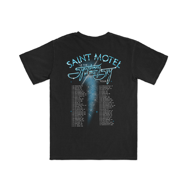 Saint Motel / Tour Tee (Black) - Merch Jungle - Official Saint Motel music and merch