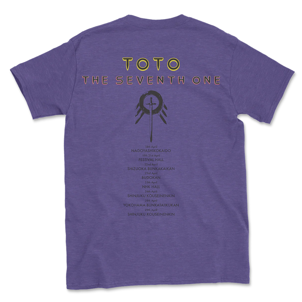 Toto / Seventh One Japan (Heather Purple) - Merch Jungle - Official Toto music and merch