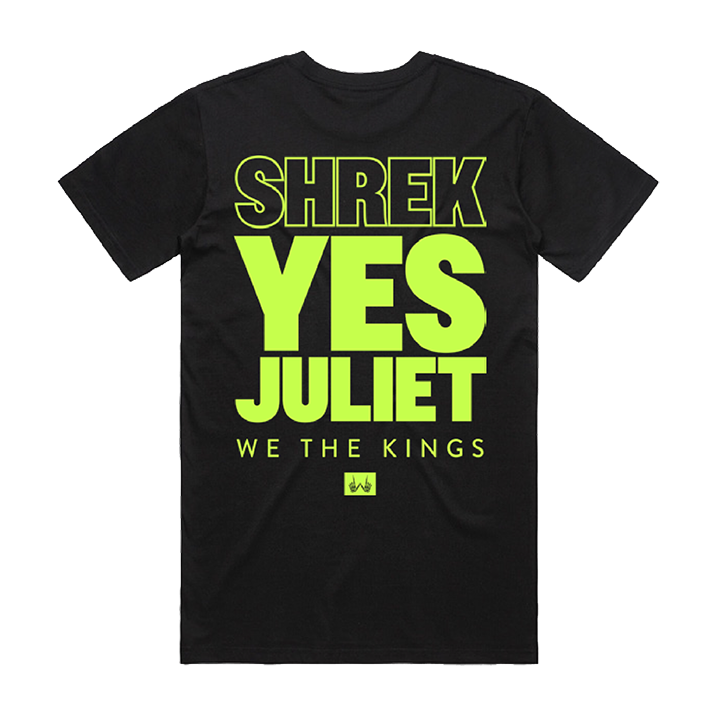 We The Kings / Shrek Yes Tee - Merch Jungle - Official We The Kings band t-shirts and band merch.